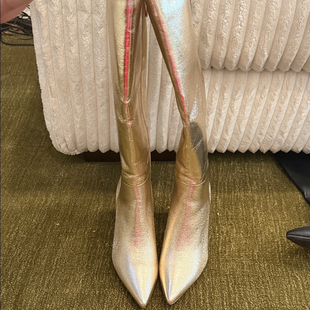 Gold Women's Boots